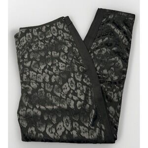 WHITE HOUSE BLACK MARKET BLACK LEOPARD Comfort STRETCH THE‎ SKINNY PANTS NWT 14